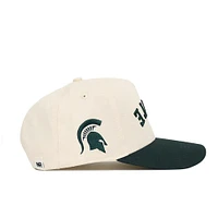 Michigan State No Rivals Upside Down State Structured Cap