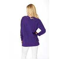 LSU Stewart Simmons The Embroidered Sweatshirt