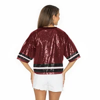 Florida State Gameday Couture Own the Game Full Sequin Crop Jersey