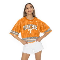 Tennessee Gameday Couture Own the Game Full Sequin Crop Jersey