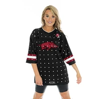 Arkansas Gameday Couture Kickoff Time All Over Rhinestone Jersey