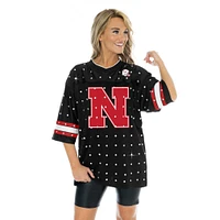 Nebraska Gameday Couture Kickoff Time All Over Rhinestone Jersey