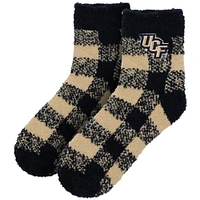 UCF ZooZatz Buffalo Check Fuzzy Socks