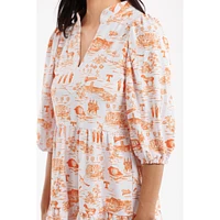 Tennessee Smith & Quinn Tailgate Toile Print Tory Dress