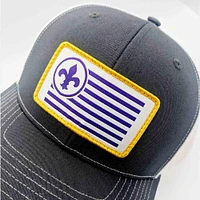 Fleur-De-Lis Patch Trucker Hat