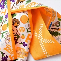 Tennessee Saturday Silks Skinny Scarf