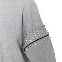 Alabama Gameday Couture Competitive Edge Drop Shoulder Jewel Crew