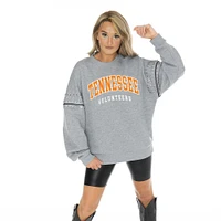 Tennessee Gameday Couture Competitive Edge Drop Shoulder Jewel Crew