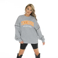 Tennessee Gameday Couture Competitive Edge Drop Shoulder Jewel Crew