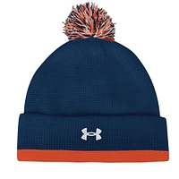 Auburn Under Armour Waffle Knit Pom Beanie