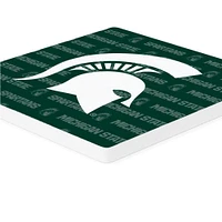 Michigan State 4-Pack Primary Repeat Logo Coaster