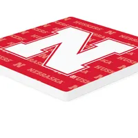  Huskers | Nebraska 4pk Primary Repeat Logo Coasters | Alumni Hall