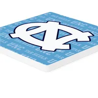  Unc | Unc 4pk Primary Repeat Logo Coaster | Alumni Hall