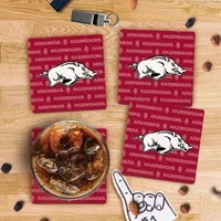  Razorbacks | Arkansas Pattern Single Coaster | Alumni Hall