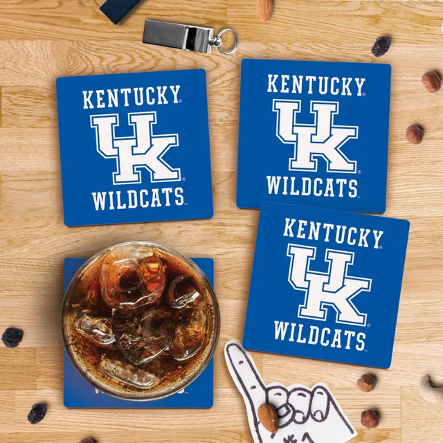 Silver Kentucky Wildcats 2-Piece Square Coaster Set