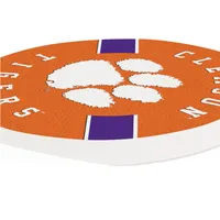  Clemson | Clemson 2pk Striped Car Coaster | Alumni Hall