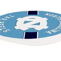  Unc | Unc 2pk Striped Car Coaster | Alumni Hall