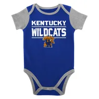 Cats | Kentucky Newborn Home Field Creeper, Bib, Bootie Set Alumni Hall