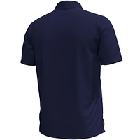 Auburn Under Armour Chest Stripe Polo