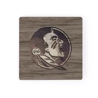  Fsu | Florida State Logo Woodgrain Magnet | Alumni Hall