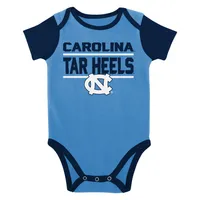 Unc | Carolina Infant Home Field Creeper, Bib, Bootie Set Alumni Hall