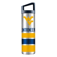 West Virginia Gametime Sidekicks 22oz Team Striped Bottle