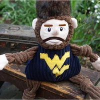 West Virginia Mountaineer Knottie Small Dog Toy
