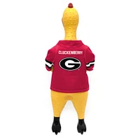 Georgia Littlearth Rubber Chicken Pet Toy