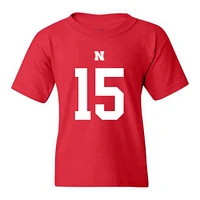 Nebraska Dylan Raiola YOUTH Shirsey Tee