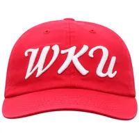  Wku | Western Kentucky Women's Script Wku Adjustable Hat | Alumni Hall