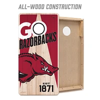 Arkansas You the Fan Cornhole Board Set