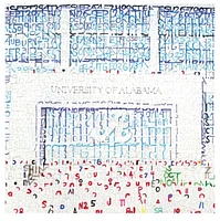 Bryant-Denny Stadium Word Art Print 16in x 20in