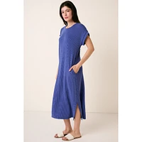 Mittoshop Urban Rib Midi Dress with Pockets