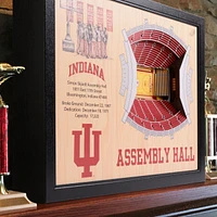 Indiana 25-Layer 3D Simon Skjodt Assembly Hall View Wall Art