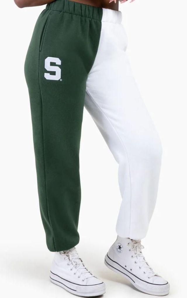 Spartans | Michigan State Hype And Vice Color Block Sweatpants Alumni Hall