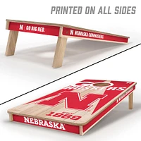 Nebraska You the Fan Cornhole Board Set