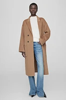 Dylan Coat - Camel Cashmere Blend