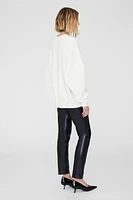 Miles Oversized Sweatshirt Letterman