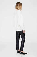 Miles Oversized Sweatshirt Letterman