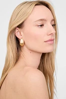 Ribbed Drop Earrings
