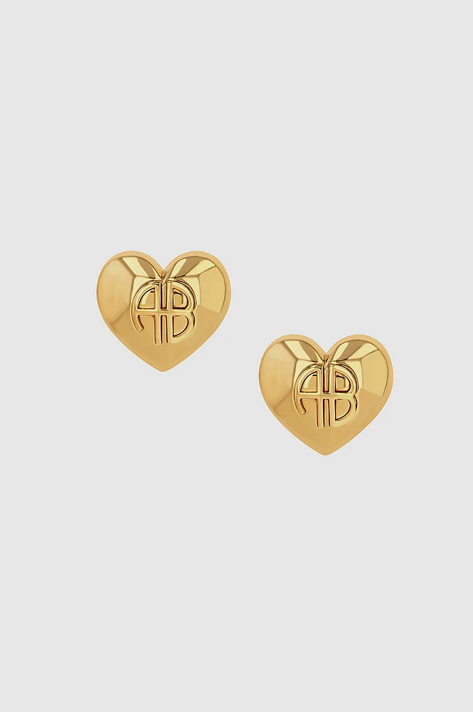 Chunky Heart Earrings