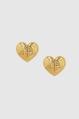 Chunky Heart Earrings