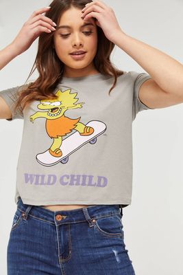 T-shirt Simpsons Wild Child