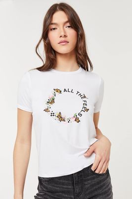 T-shirt à papillons