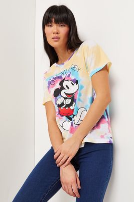 T-shirt tie-dye de Mickey Mouse