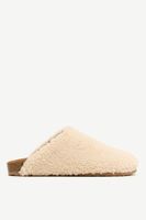 Sandales en faux sherpa