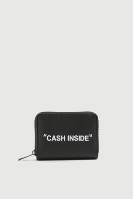 Mini portefeuille avec slogan