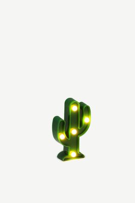 Lumière LED en forme de cactus