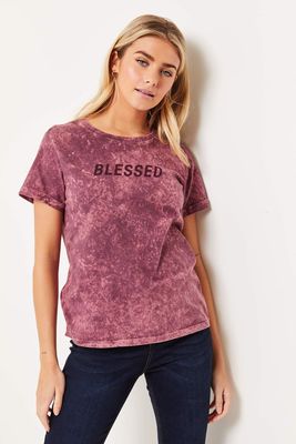 T-shirt tie-dye Blessed