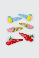 Ardene Kids 6-Pack of Fruit Hair Clips